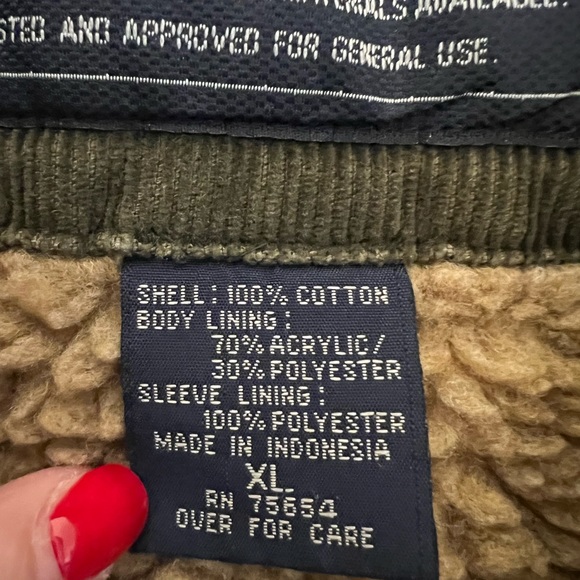 Vintage Abercrombie Fur Lined Jacket - Picture 3 of 5